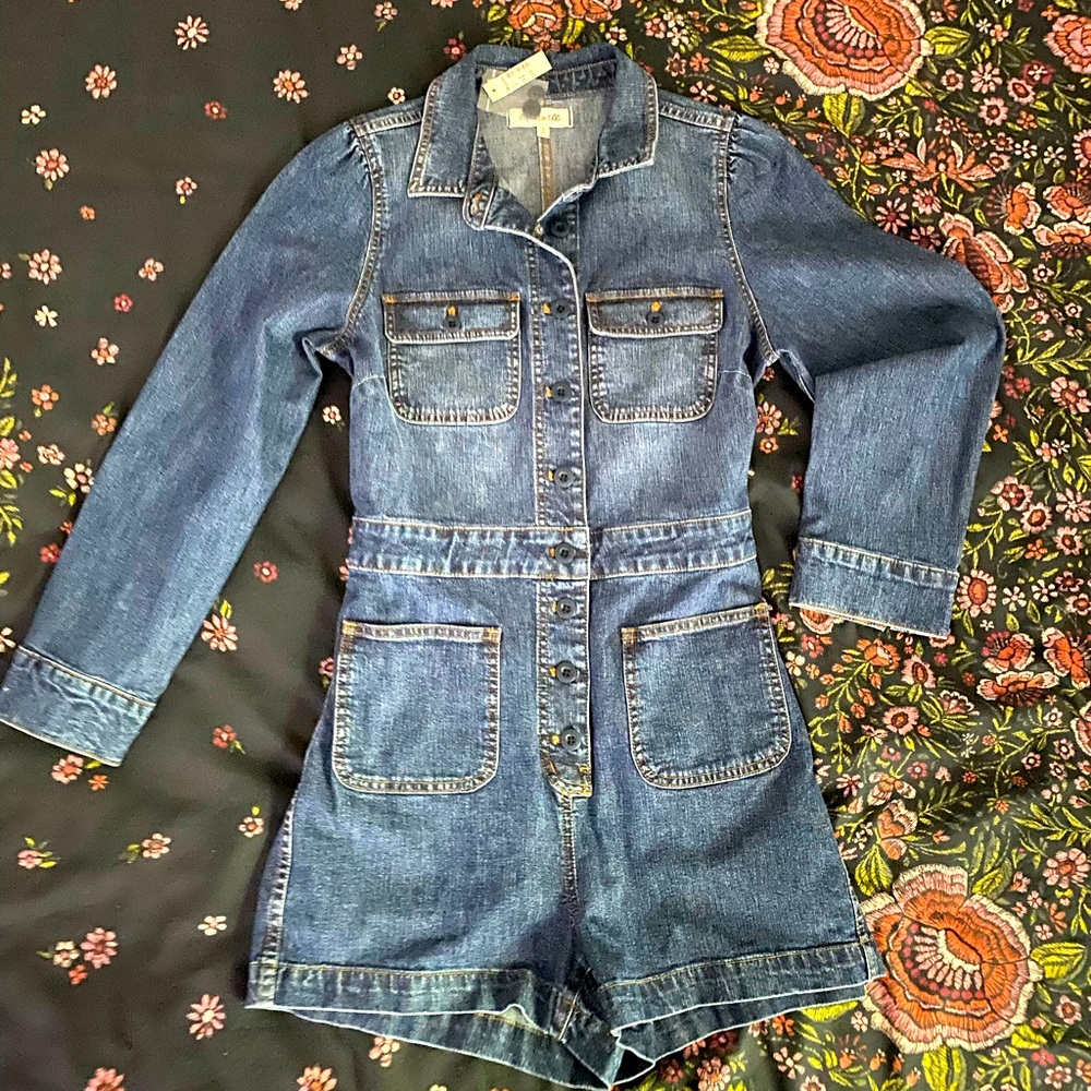 BNWT Madewell denim jumpsuit